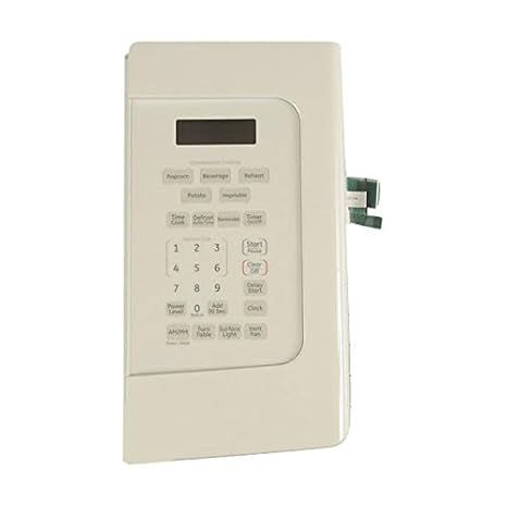 WB56 X 10817 GE microondas de mariposas Panel de control: Amazon ...