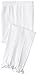 Jefferies Socks Girls 2-6x Pima Cotton Ruffle Footless Tights, White, 8-10 Years