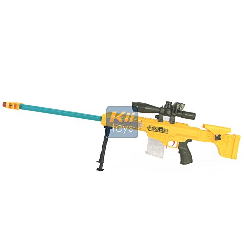 Foam Dart Gun Blaster Shoot Water Ball Spring Powered Toy Sniper Rifle