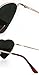 FUNOC Retro Metal Frame Heart Shaped Shape Gradient Sunglasses Eyewear
