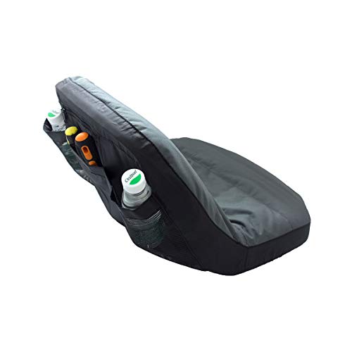 POWERWORKS Weatherproof Deluxe Riding Lawn Mower Seat Cover, Medium