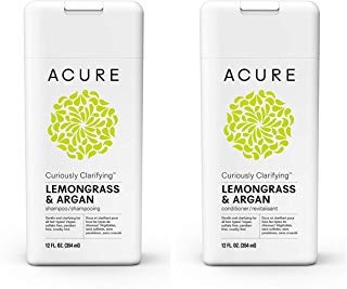 Acure Curiously Clarifying Lemongrass & Argen 12 Fluid Ounces (Variety Pack)