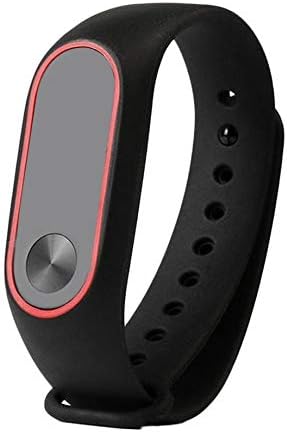 Premium Replacement Wrist Strap with Two Color Unique TPU Wristband Replacement for XIAOMI MI Band Second Generation