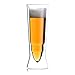 Chill-O Double Wall Beer Bullet Glass Set Of 2 440ML Fits Full Beer Bottle of 12 Ounces Best Beer Glasses And Beverage Glass Best Gift Set