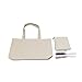 Canvas Tote Bag for Women-Large Beach Bag-Reusable Shopping,Grocery Tote Bags-%100 Organic Cotton Canvas-Travel,Shoulder,Gym,School,Book,Handbag,Pool Tote Much More-(Washable)-GIFT ZIPPERED HAND POUCH