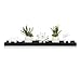 Wallniture Modern Home Decor Floating Picture Ledge Shelf Tray Storage Black 31.50 Inch