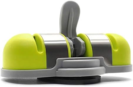 OBR KING Manual Knife Sharpener Non-Slip 2 Stage Knife Grinder with Suction Cup