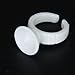 GREEN FABWOOD Tattoo Adhesive Pigment Holders Ring Disposable Eyelash Extension Glue Holder 13mm Pack of 100