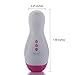 Mermaid Style Heating and Vibrating Function Male Masturbation Oral Sex Cup, Bombomda Rechargeable Waterproof Pocket Pussy Masturbator Men Stroker Blow Job Sex Toys (Rose Red)
