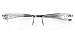 Eyekepper 3 Pairs Half-rim Reading Glasses for Men Metal Readers +1.50