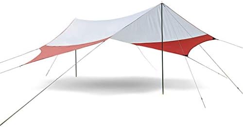 MISTXIN Tent Camping Tarp, Water Resistant Awning Patio Sun Shade Hiking Shelter Garden Beach UV Protection