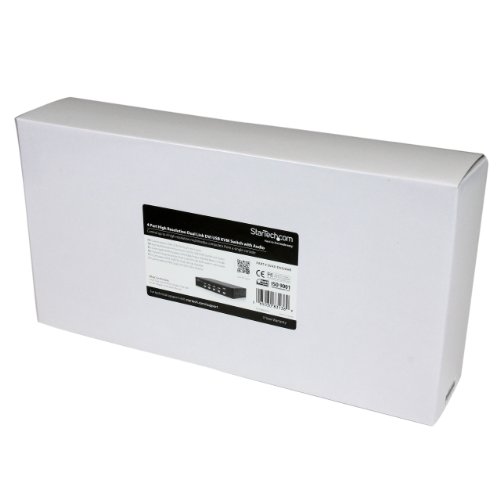 StarTech.com 4 Port High Resolution USB DVI Dual Link KVM Switch with Audio