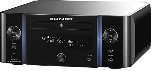 Marantz M-CR611 Network CD Receiver – with WiFi, Airplay & Bluetooth | Unlimited Music Streaming | Large Display & Vertical Accent Lighting (Discontinued by Manufacturer)