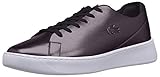 Lacoste Women's Eyyla Sneaker, Metallic/Black, 7.5