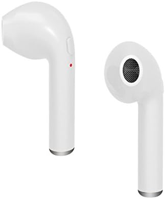 HBQ I7 Wireless Bluetooth Headset Sport Music 4.1 Stereo for Apple IPhone 7 7 Plus 6s 6s Plus Headphone color:white（Single left ear)