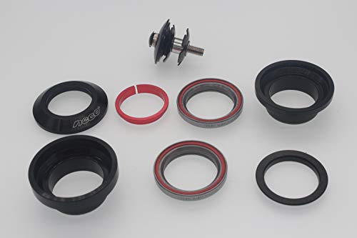 Neco 1-1/8" Threadless MTB/ATB/Trekking Bike External Cup Headset 34mm Headtube (Black) - Thumbnail 2