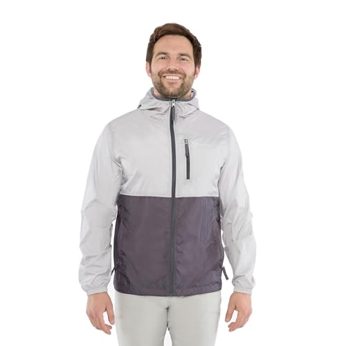 Arctix Mens Zephyr Windbreaker Jacket, Pewter, 3X-Large US