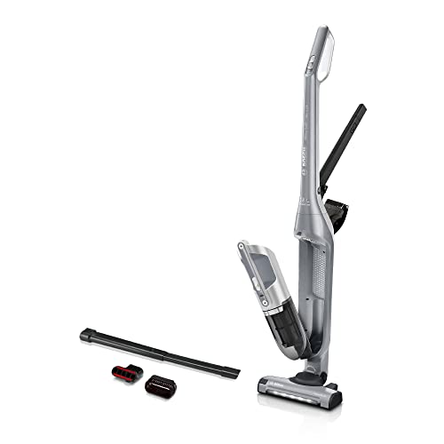 Bosch Akku-Staubsauger Flexxo 2in1 Serie 4 BBH3K2801, kabelloser Handstaubsauger, beutellos, hohe Saugleistung, Lange Laufzeit, Düse mit LED-Beleuchtu