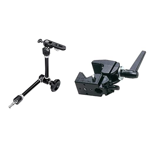 Manfrotto Variable Friction Arm with Bracket, Black & 035 Ftc Super Clamp