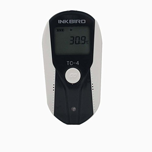 Inkbird USB Temperature Data Logger, LCD Display, 16000 Data, Thermometer w/ External Sensor