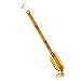 Premium 2-in-1 Bamboo Shower Back Scrubber - Wet & Dry Brush Body Scrub for Skin Exfoliating - Cellulite & Muscle Massager - 16