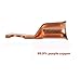 RIOCAN 10pcs 4 AWG-5/16”(M8) Ring Terminals Lugs 4 Gauge Battery Cable Ends Heavy Duty Copper Wire Lugs Battery Terminal Connectors
