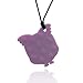 Sensory Chew Necklace for Kids, Silicone Chewing Necklace for Boys Girls Baby ADHD SPD or Special Needs, Chewy Jewelry Reduce Biting Teething Chewing - Owl