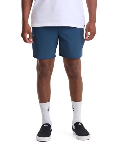 Volcom Men's 17" Elastic Waist Swim Trunks- Stretchable, UPF 50+, Quick Dry Swi…