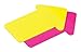 Avery Sticky Notes, See-Through, Arrow, 1.62 x 2.75 Inches, Yellow and Magenta, 2 Pads, 30-Arrows/Color, 60 Sheets