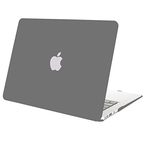 Mosiso Plastic Hard Case Cover for MacBook Air 11 Inch (Models: A1370 and A1465), Gray