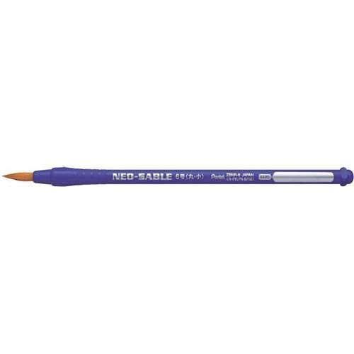 Pentel Paint Brush NEO-SABLE ZBNR-6 [Round tip/No.6] x 10 pieces (Japan Import)