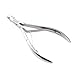Mehaz Cuticle Nipper 777, 1/2 Jaw, Stainless Steel Cobalt with 4