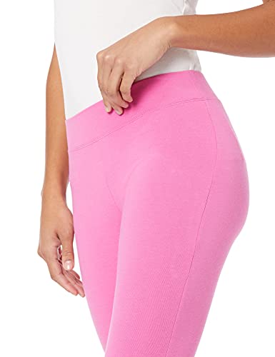 AMAZON ESSENTIALS SOFT LEGGINGS FOR WOMEN, BRIGHT PINK COLOR, LARGE