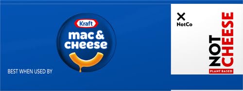 KRAFT NOTCO WHITE CHEDDAR STYLE PLANT BASED MAC & CHEESE, 6 OZ BOX