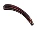 Parcelona French EDGY 4 Inch Celluloid Shell Ponytail Holder Banana Hair Clip