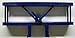 Dechant's Railroad Express BLUE Airplane Shelf - 18