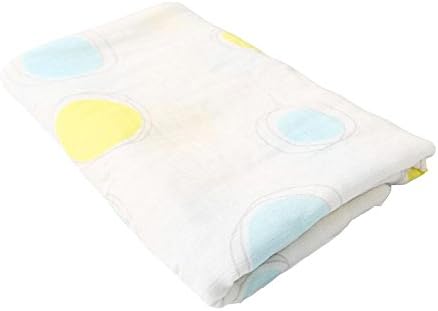 Liangpin Baby Toddler Blankets Summer Bedding Blankets Swaddling Muslin Cotton &amp; Bamboo Fiber Dots