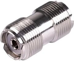 UHF-Female to UHF-Female RF Coaxial Cable Adapter (PL258)