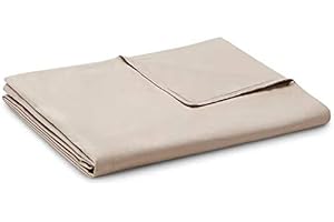 YnM Cotton Duvet Cover for Weighted Blankets (Khaki, 60''x80'')