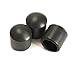 Vktech 8 Pcs 5/8 Inch Foosball Soccer Football Table Rod Lid End Cap Fussball Black