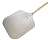 14-Inch x 16-Inch Aluminum Pizza Peel with Wood Handle