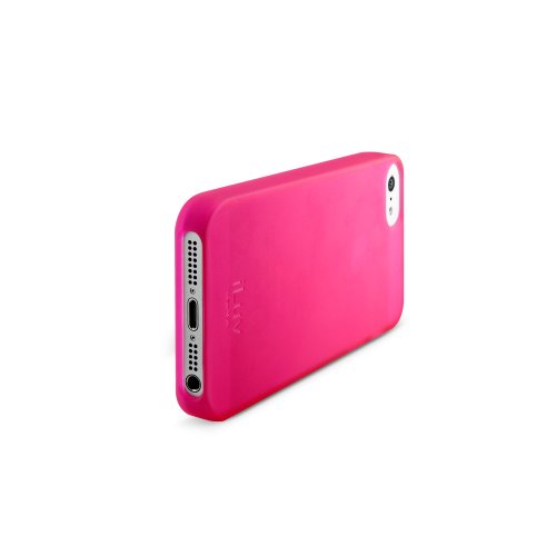 iLuv ICA7T306PNK Gelato Soft Flexible Case for iPhone 5 and iPhone 5S - 1 Pack - Retail Packaging - Pink