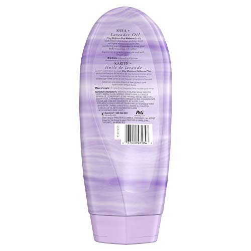 Olay Moisture Ribbons Plus Shea + Lavender Oil Body Wash, 18 oz