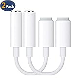 [2 Pack] iPhone Headphone Adapter, L-ghtig to 3.5mm Headphones Jack Adapter Cable Compatible with iPhone 7&8/7&8Plus iPhone X/Xs/XR/XS Max Adapter Headphone Jack and More (iOS 10/ iOS 12) Accessories