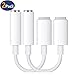 [2 Pack] iPhone Headphone Adapter, L-ghtig to 3.5mm Headphones Jack Adapter Cable Compatible with iPhone 7&8/7&8Plus iPhone X/Xs/XR/XS Max Adapter Headphone Jack and More (iOS 10/ iOS 12) Accessories