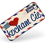 Rubber Case for iphone 5 5s I Love You Polish Love Letter from Print from Polan