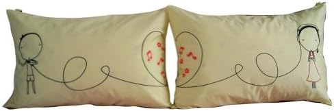 Love Funny Couples Pillow Cases for Wife Hubands Girl Friend Anniversary Wedding Valentines Day Gifts