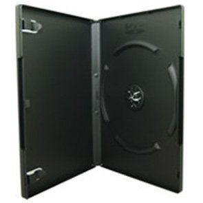 DVD Case 14mm Single Black Pack of 50