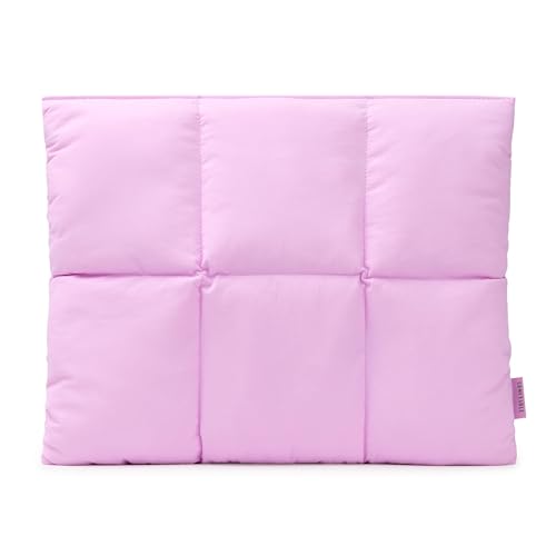 Comfyable Puffy Laptop-Hülle 15/16 Zoll, Gesteppte Puffer Laptop Tasche, weiche MacBook Sleeve kompatibel mit MacBook Air 15 Zoll M5 A3448 und MacBook Pro 16 Zoll M5 Pro/Max A3428 A3429, Lavendelrosa