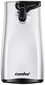 Comfee Electric Can Opener with Manual Knife Sharpener Function, Magnetic Lid Holder and Detachable Blade Assembly, Easy to Use and Clean